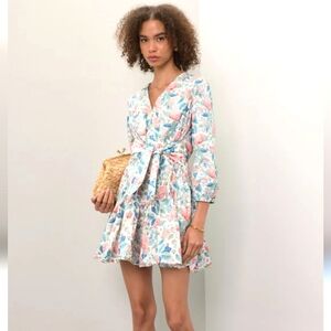 La Vie Rebecca Taylor Paint Garden Dress Size M